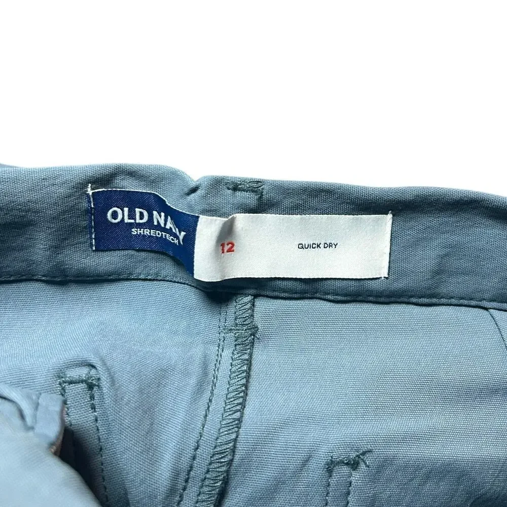 NWT Old Navy Boys Wow Straight Carpenter Pants Blue Double Knee Size 12